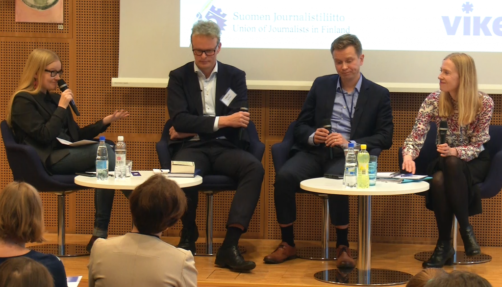 Johanna Vehkoo, Mikko Salo, Jussi Toivanen ja Naja Bentzen