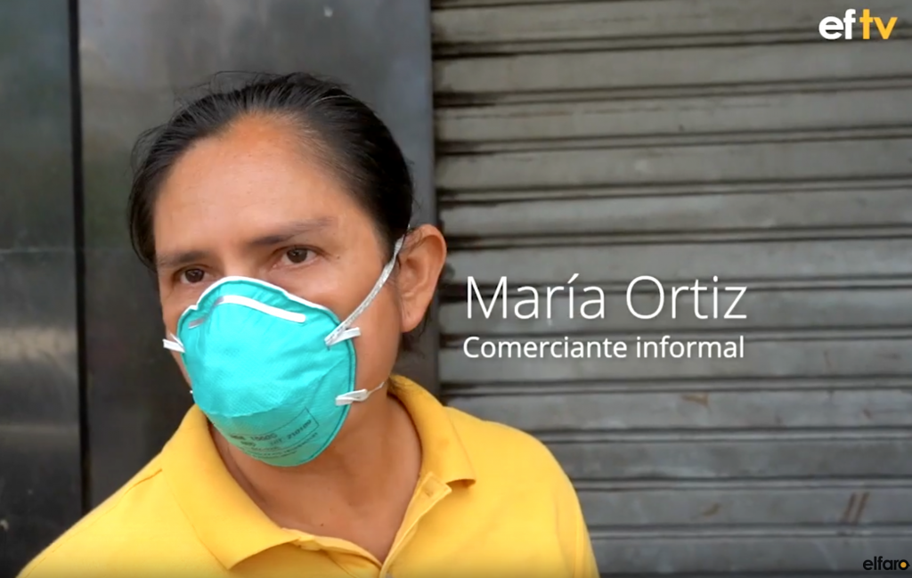 Maria Ortez antaa haastattelua