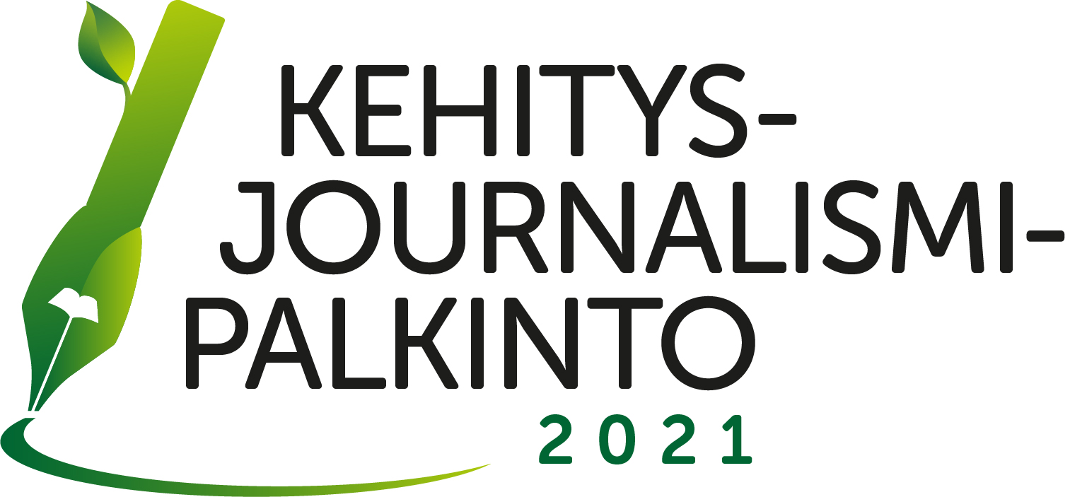 Logo: Kehitysjournalismipalkinto 2021