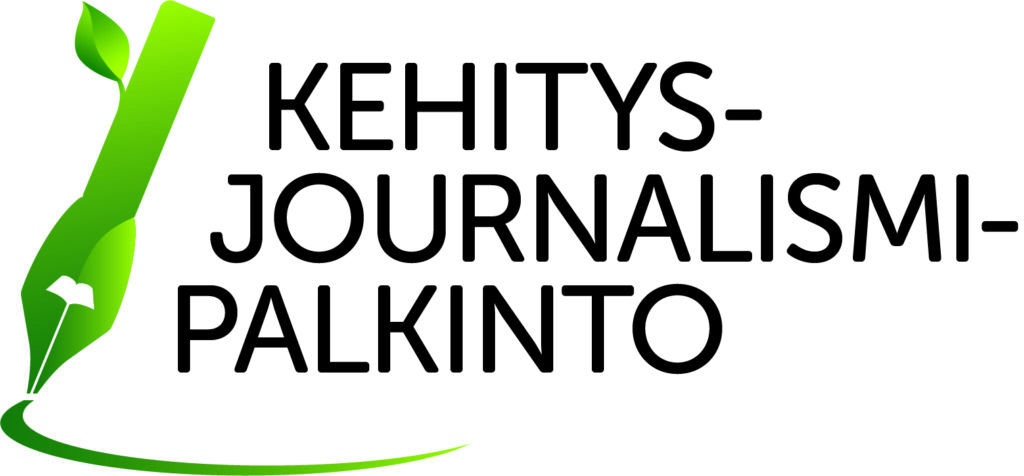 Kehitysjournalismin palkinto logo