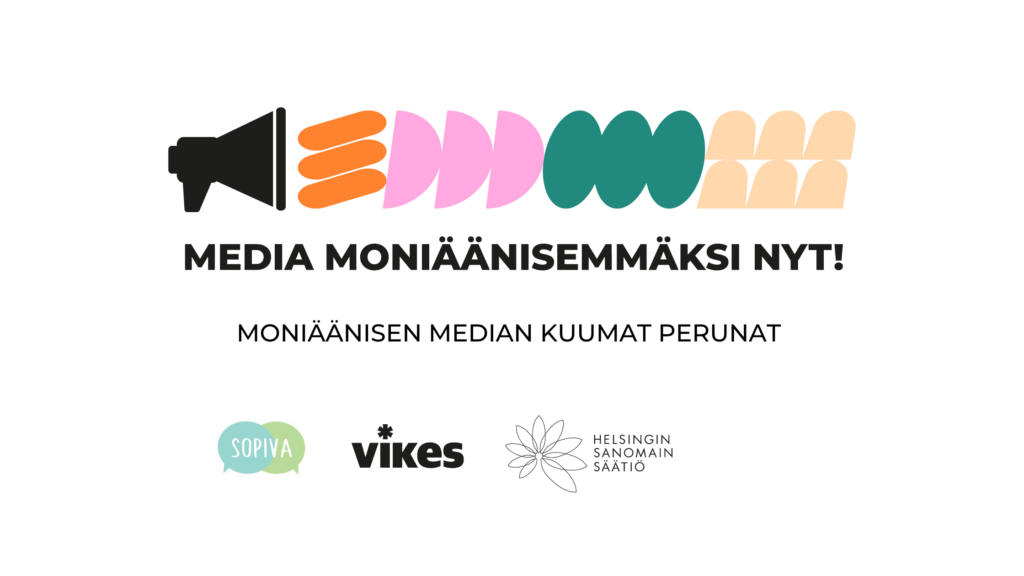 Keskustelutilaisuuksien banneri