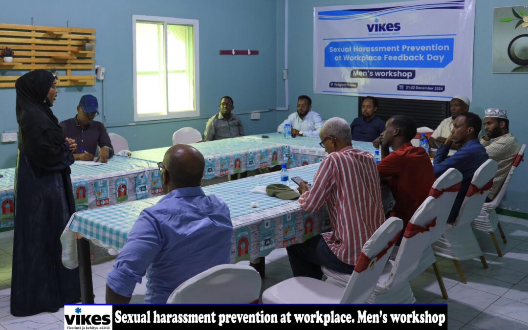 Seksuaalisen häirinnän ehkäisy työpaikoilla: Miesten vastuu vahvistuu Somaliassa 
