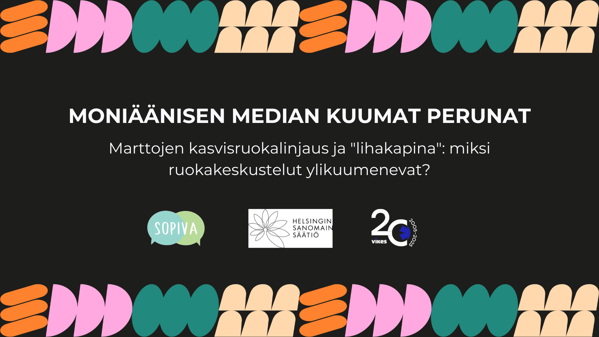 Banneri moniäänisen median kuumat perunat