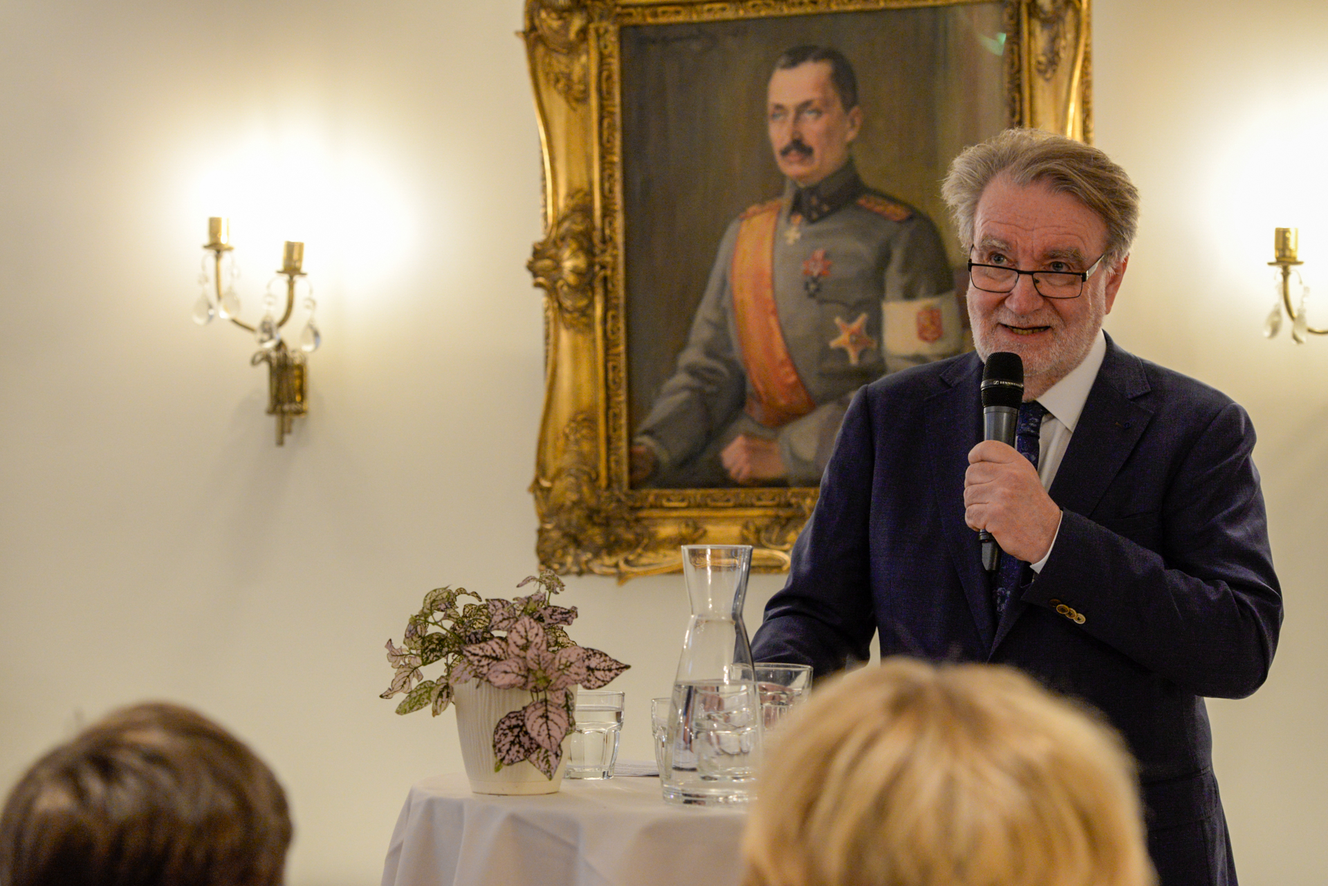 Rauno Merisaari speaking