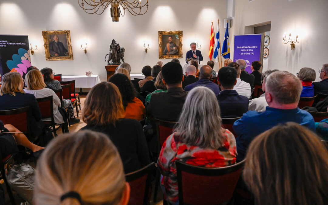20 vuotta sananvapauden ja ihmisoikeuksien puolesta 