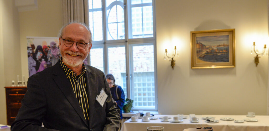 Vikesin puheenjohtaja Jarmo Koponen juhlassa