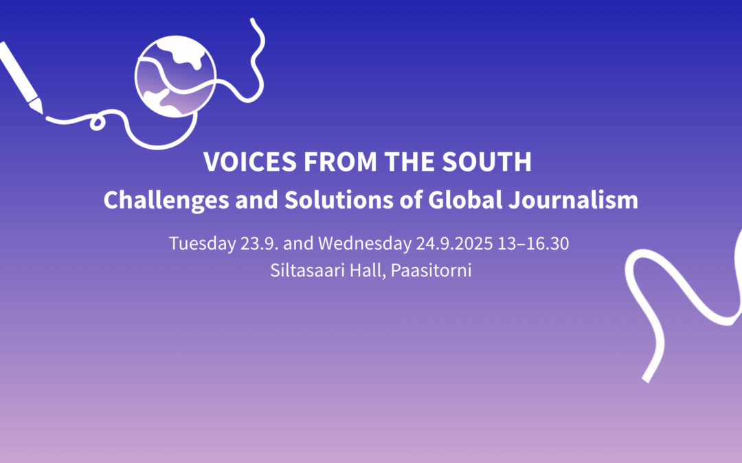 Voices from the South: Challenges and Solutions of Global Journalism – Seminar