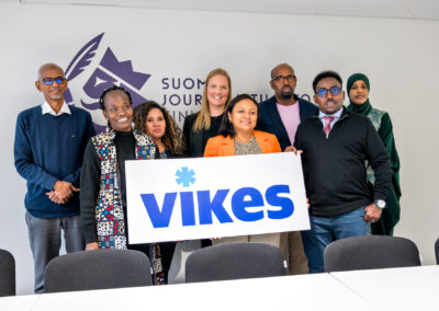 Journalistiliiton puheenjohtaja Marjaana Varmavuori