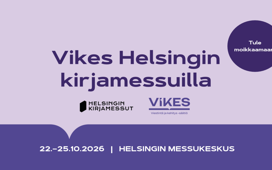 Vikes Helsingin Kirjamessuilla 22.–25.10.2026