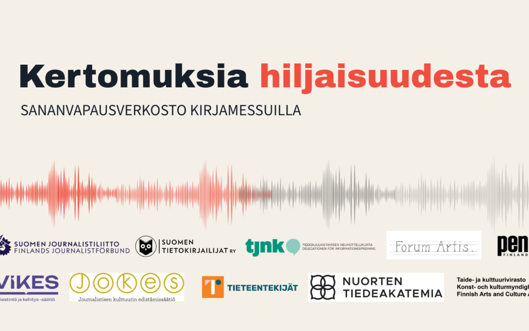 Keiden ääni ei kuulu yhteiskunnassa? Sananvapausverkosto kiertää Suomen kirjamessuja